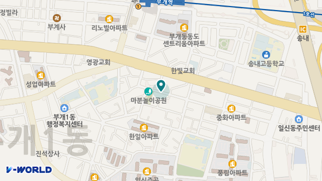 프리드재가노인복지센터 위치 지도