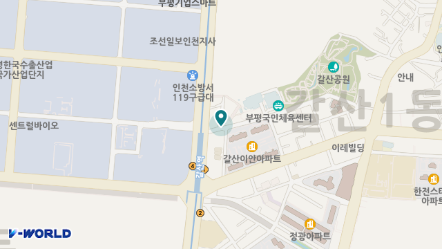 영광재가방문요양센터 위치 지도