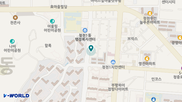 팔복재가노인복지센터 위치 지도