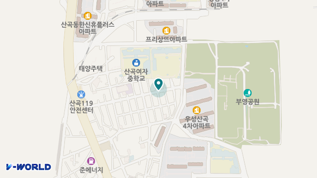 효사랑재가노인복지센터 위치 지도