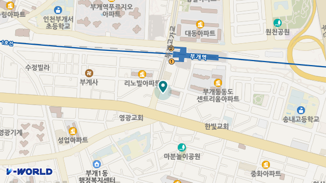 해드림재가센터 위치 지도