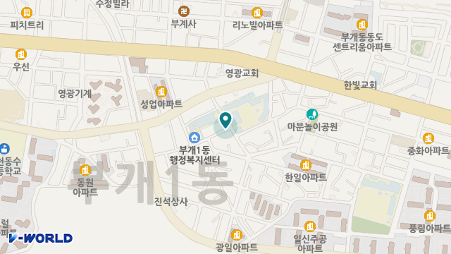 큰샘노인복지센터 위치 지도