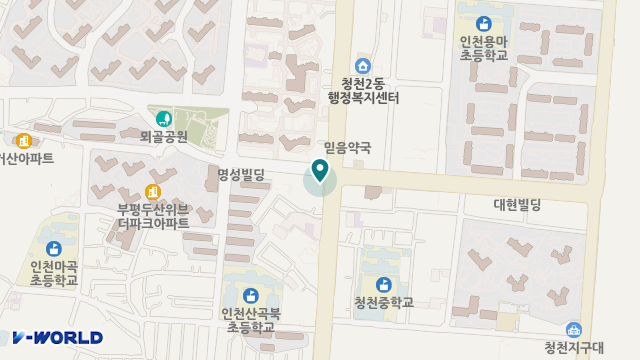금강부평방문요양센터 위치 지도