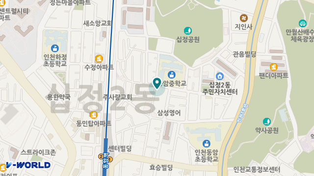 한가족재가노인복지센터 위치 지도
