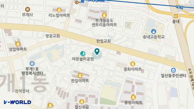 새한방문요양센터 위치 지도