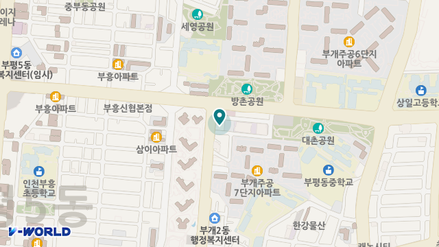 나누리어르신주야간보호센터 위치 지도