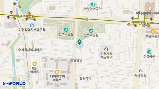 경인노인재가복지센터 위치 지도
