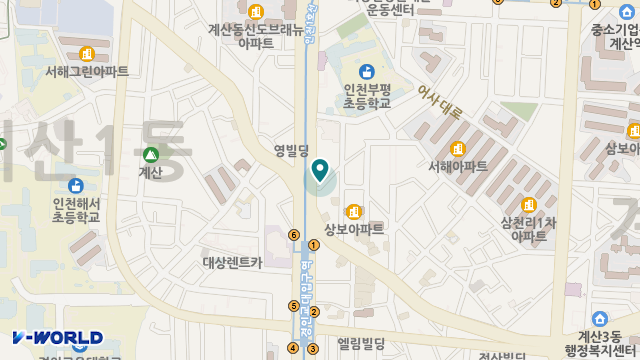 엘림노인복지센터 위치 지도