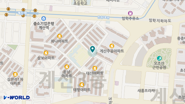 이삭실버재가복지센터 위치 지도
