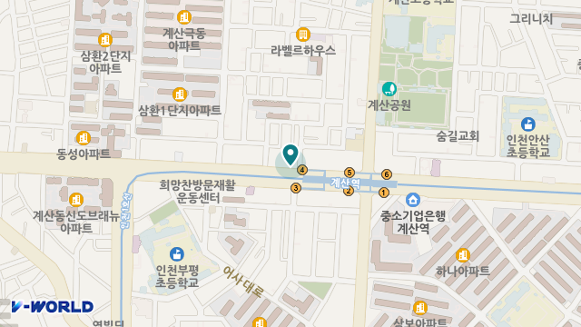 계양다사랑복지센터 위치 지도