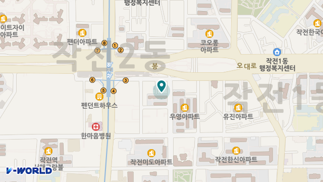 감사재가노인복지센터 위치 지도