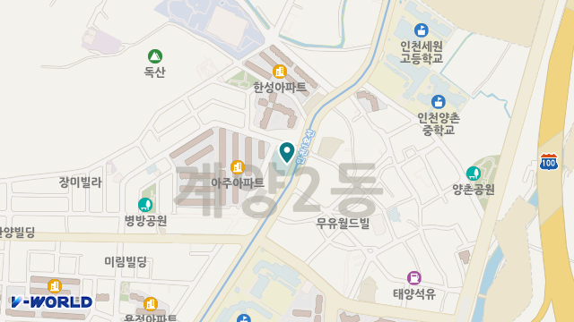 100세건강의료기 위치 지도