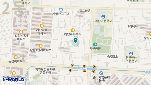 가정방문요양재가센터 위치 지도