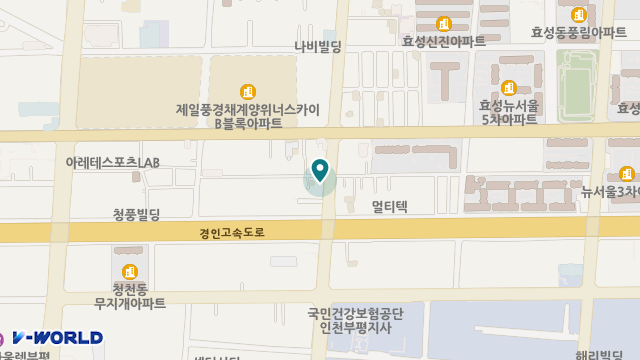 행복나무재가복지센터 위치 지도