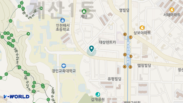 엔젤노인복지센터 위치 지도