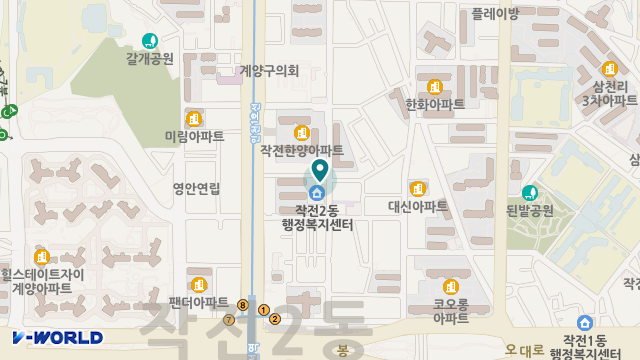 평안드림재가노인복지센터 위치 지도