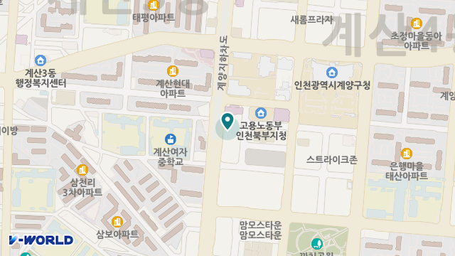 아리아케어 주야간보호 계산센터 위치 지도
