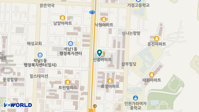 석남노인복지센터 위치 지도