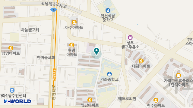 강화노인복지센터 위치 지도