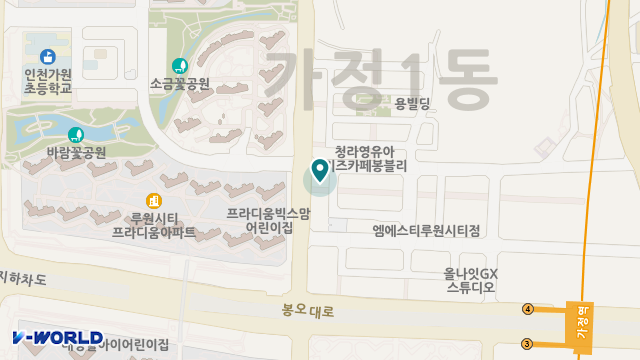 섬김노인복지센터 위치 지도