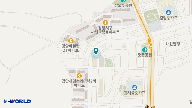 가람노인복지센터 위치 지도
