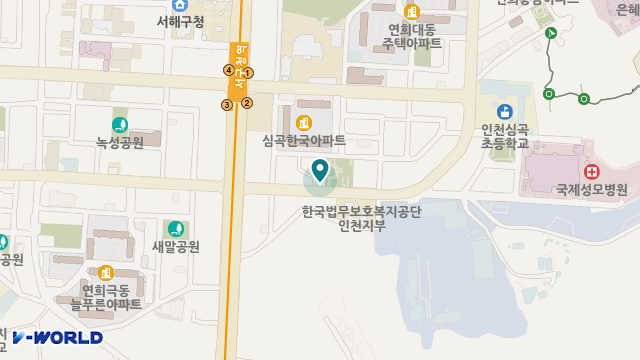 아름드리노인복지센터 위치 지도