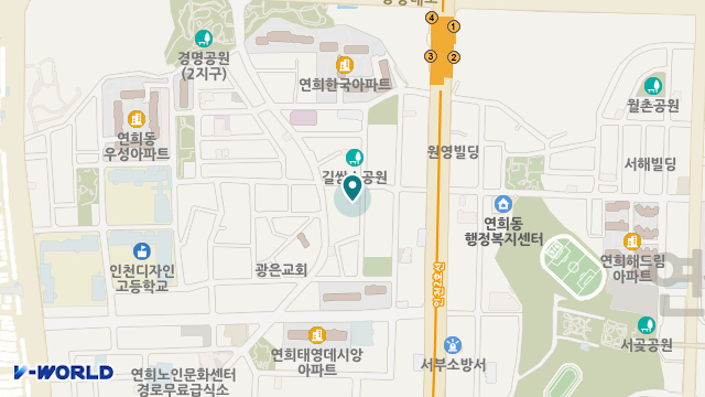 어르신노인복지센터 위치 지도