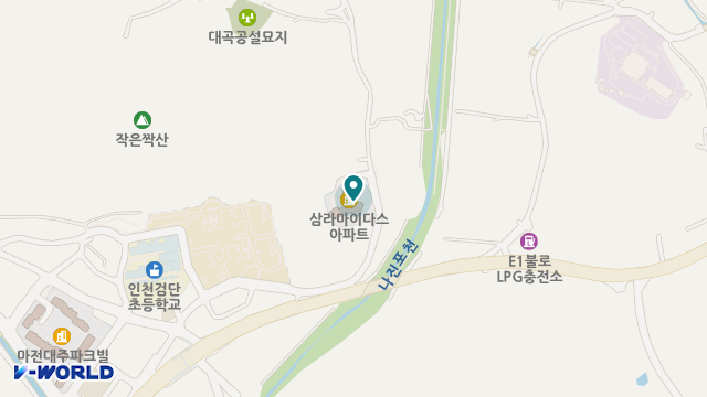 주사랑노인복지센터 위치 지도