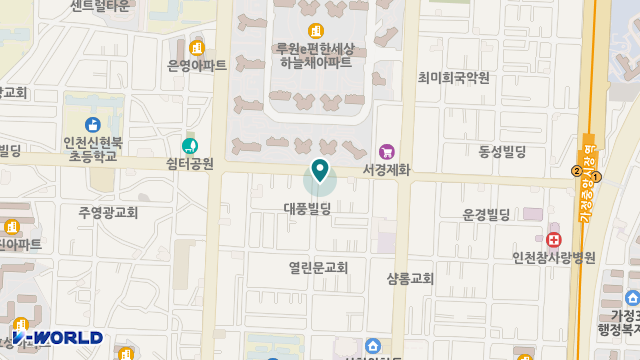 대현복지센터 위치 지도