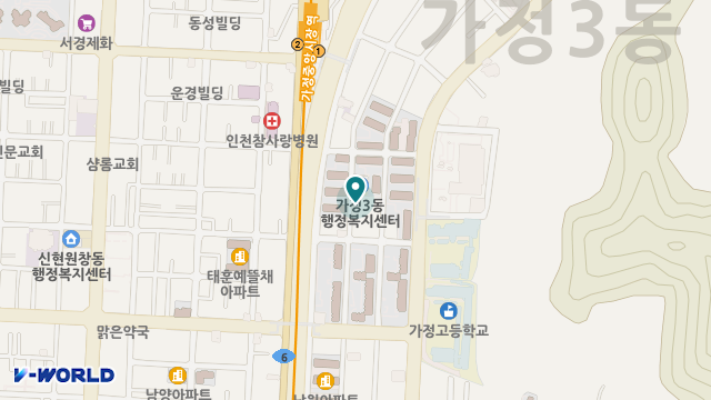 한아름복지센터 위치 지도