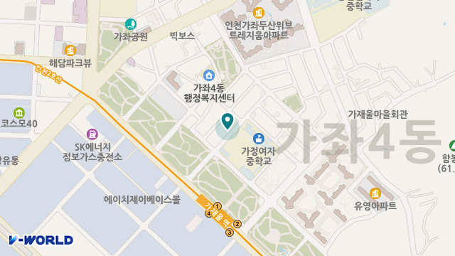 다정노인복지센터 위치 지도