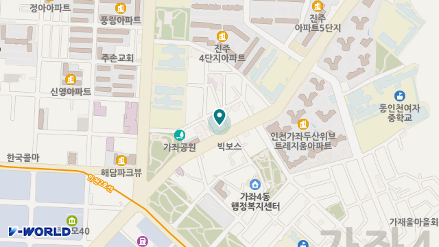 가재울 노인복지센터 위치 지도