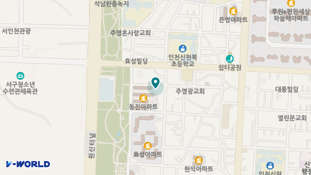 늘푸른노인복지센터 위치 지도