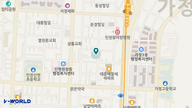 한마음노인재가복지센터 위치 지도