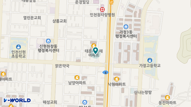 루원효재가노인복지센터 위치 지도