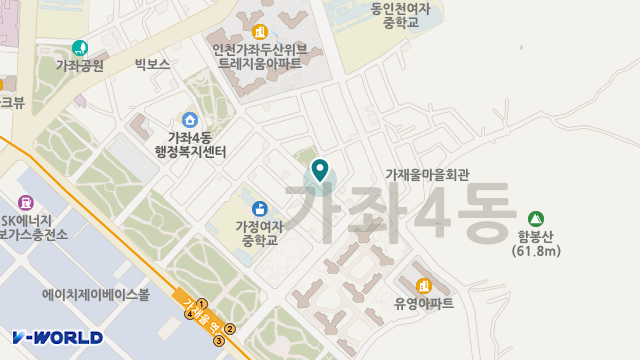 한마음 노인복지센터 위치 지도