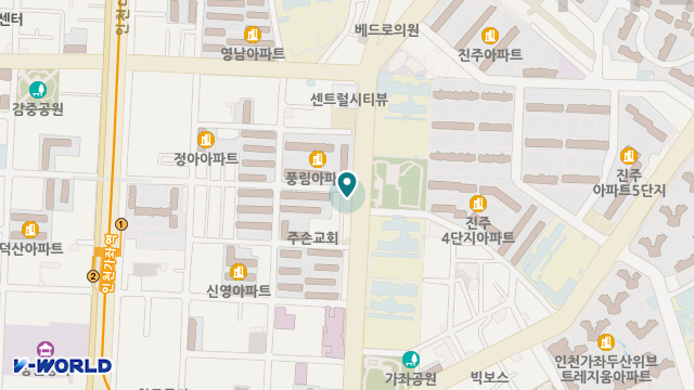 효사랑요양센터 위치 지도