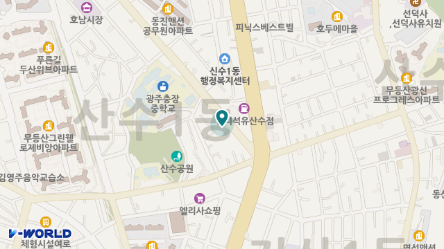희망노인복지센터 위치 지도