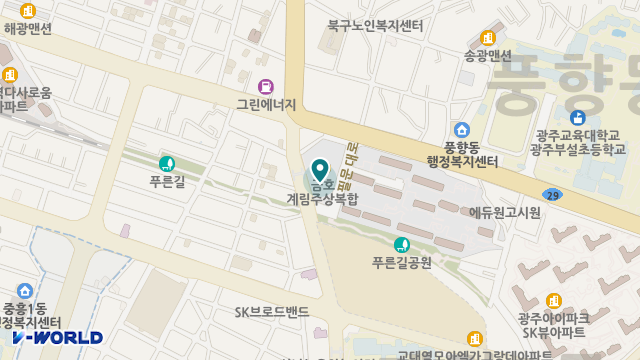 금호재가노인복지센터 위치 지도