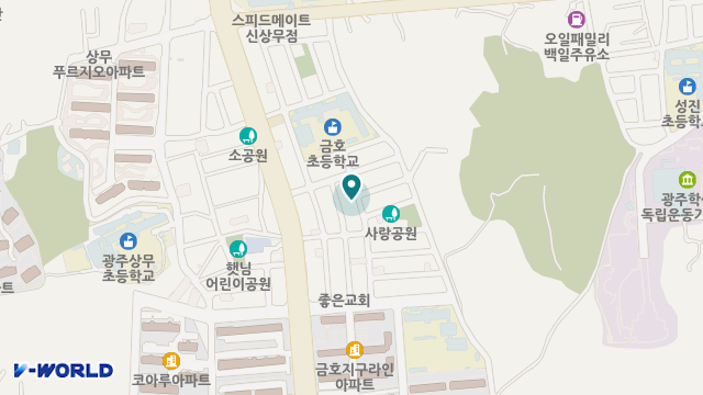 빛고을재가장기요양센터 위치 지도