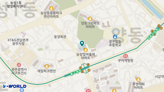 효자손재가장기요양기관 위치 지도