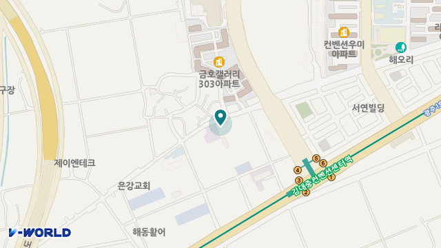 희망재가복지센터 위치 지도