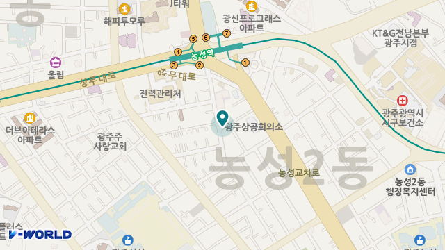 일등의료기 위치 지도