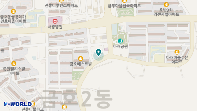 광주서구노인주간보호센터 위치 지도