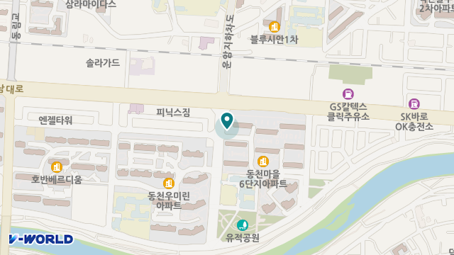 희망재가요양센터 위치 지도