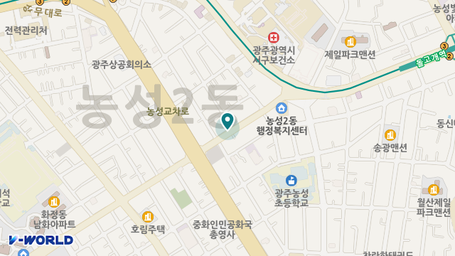 광주재가노인복지센터 위치 지도