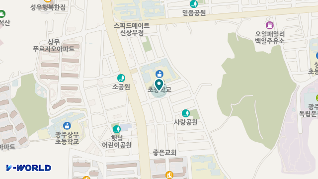 상록노인복지센터 위치 지도