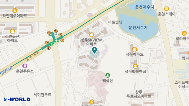 행복노인복지센터 위치 지도