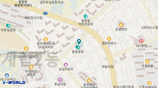 보건의료기 위치 지도