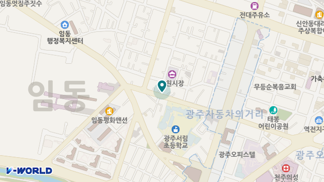 광주북구시니어클럽자연으로 위치 지도
